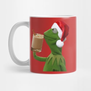 Kermit Sips Eggnog Mug